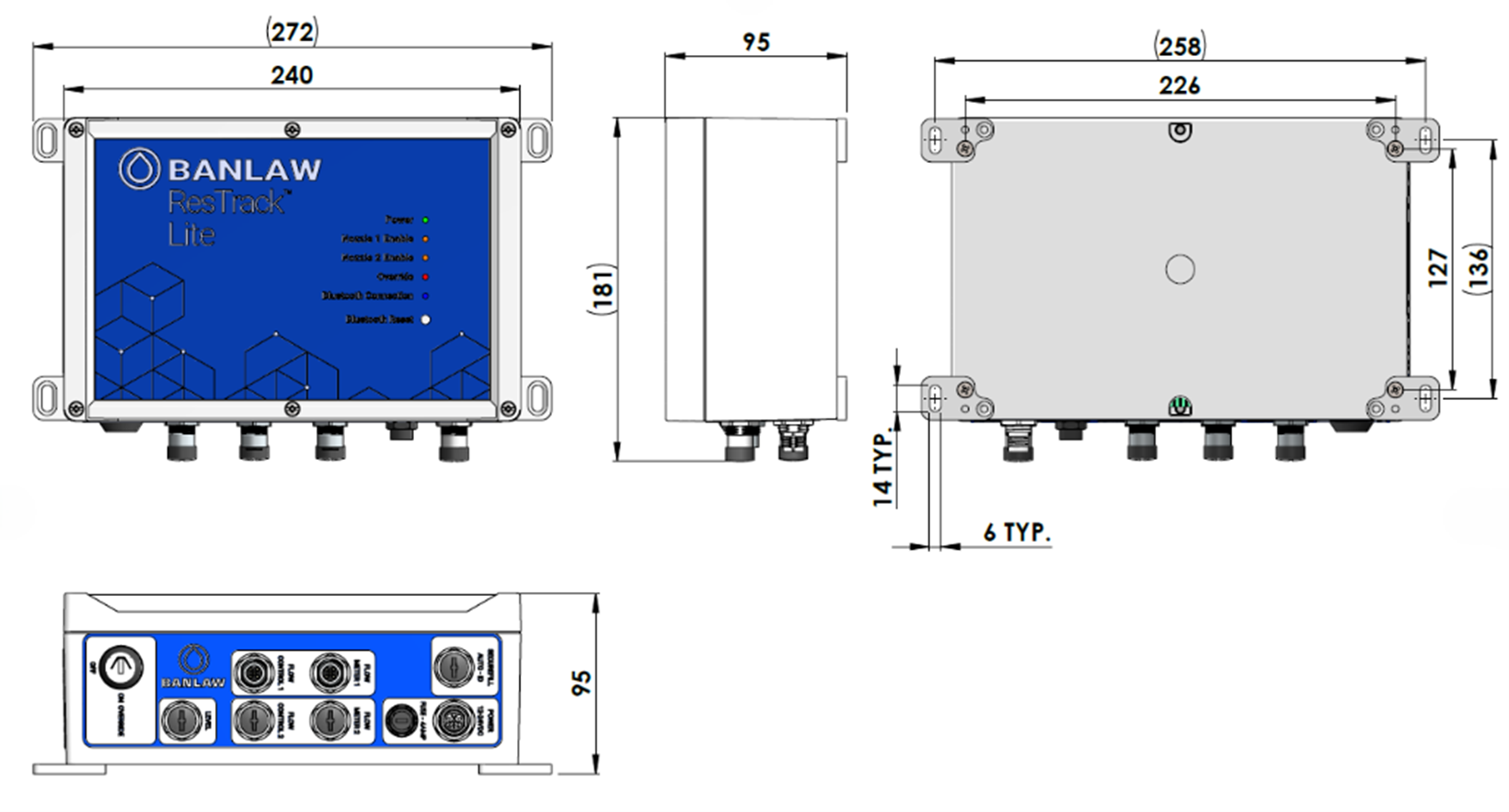 Figure 1 BRTLC01A Dimensions